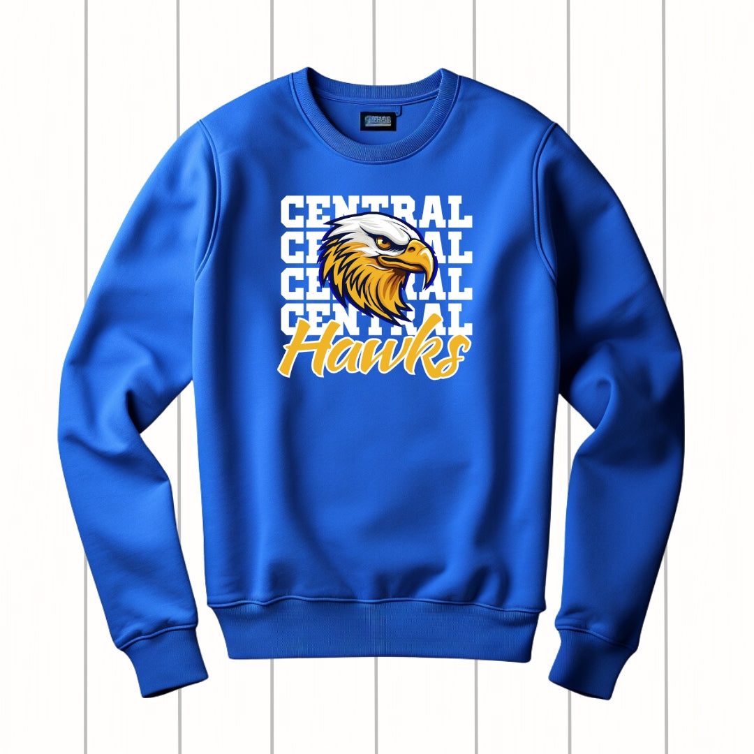 Hawks stacked spirit sweatshirt