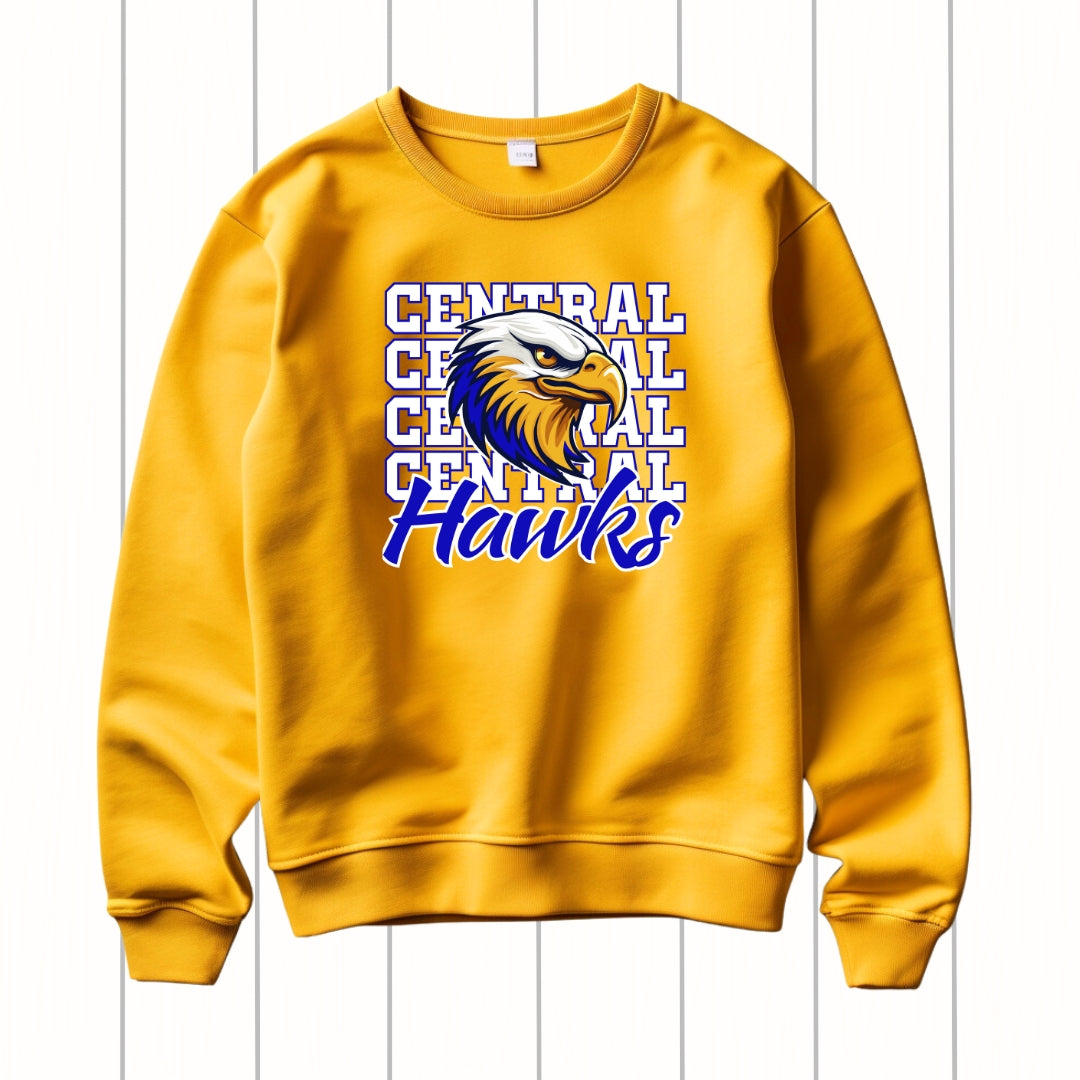 Hawks stacked spirit sweatshirt