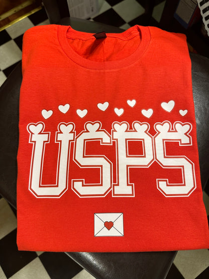 USPS heart tee (Valentines day)