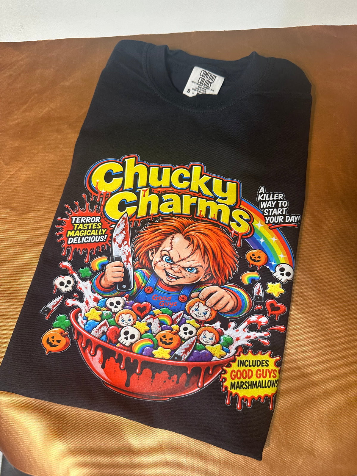 Chucky charms horror tee