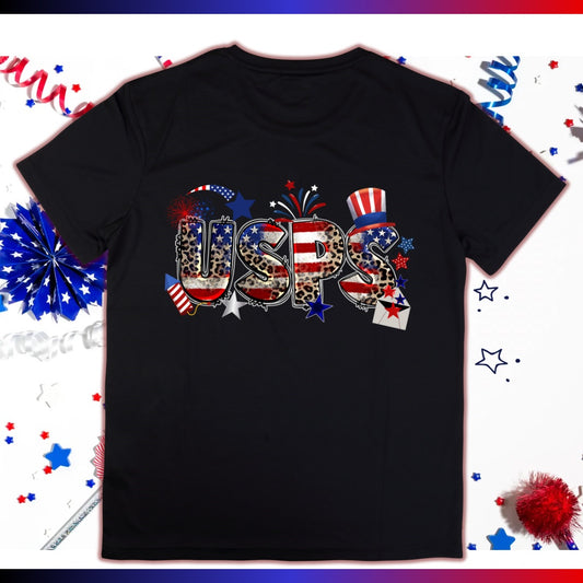 USPS Patriotic tee