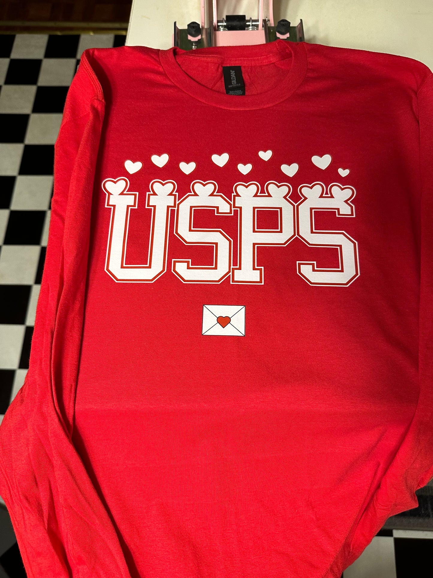 USPS heart tee (Valentines day)