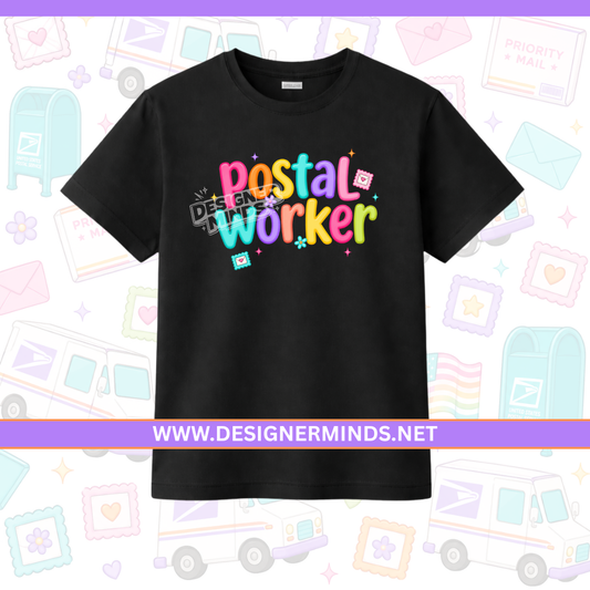 Summer color postal worker