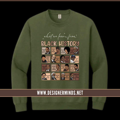 What we learn black history tee