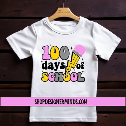 100 days of school: Lightning bolt