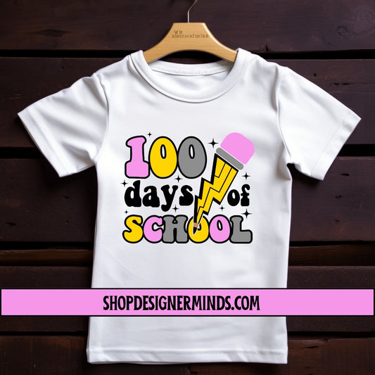 100 days of school: Lightning bolt