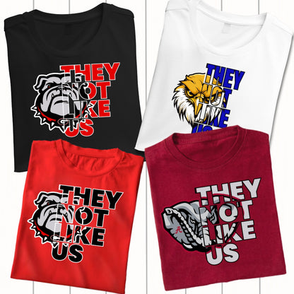 They not like us: Blended mascot