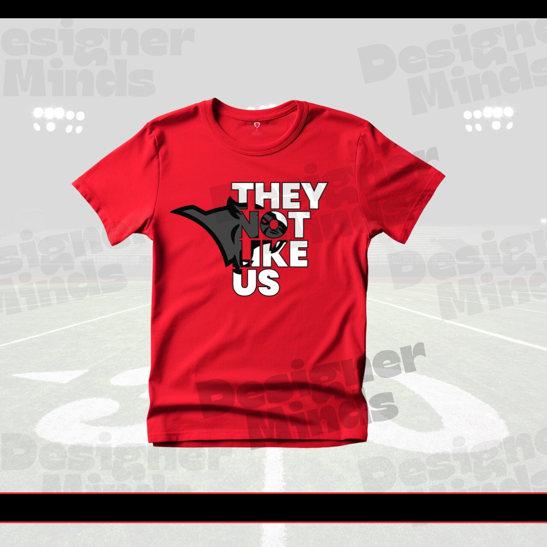 They not like us: Custom Panthers tee